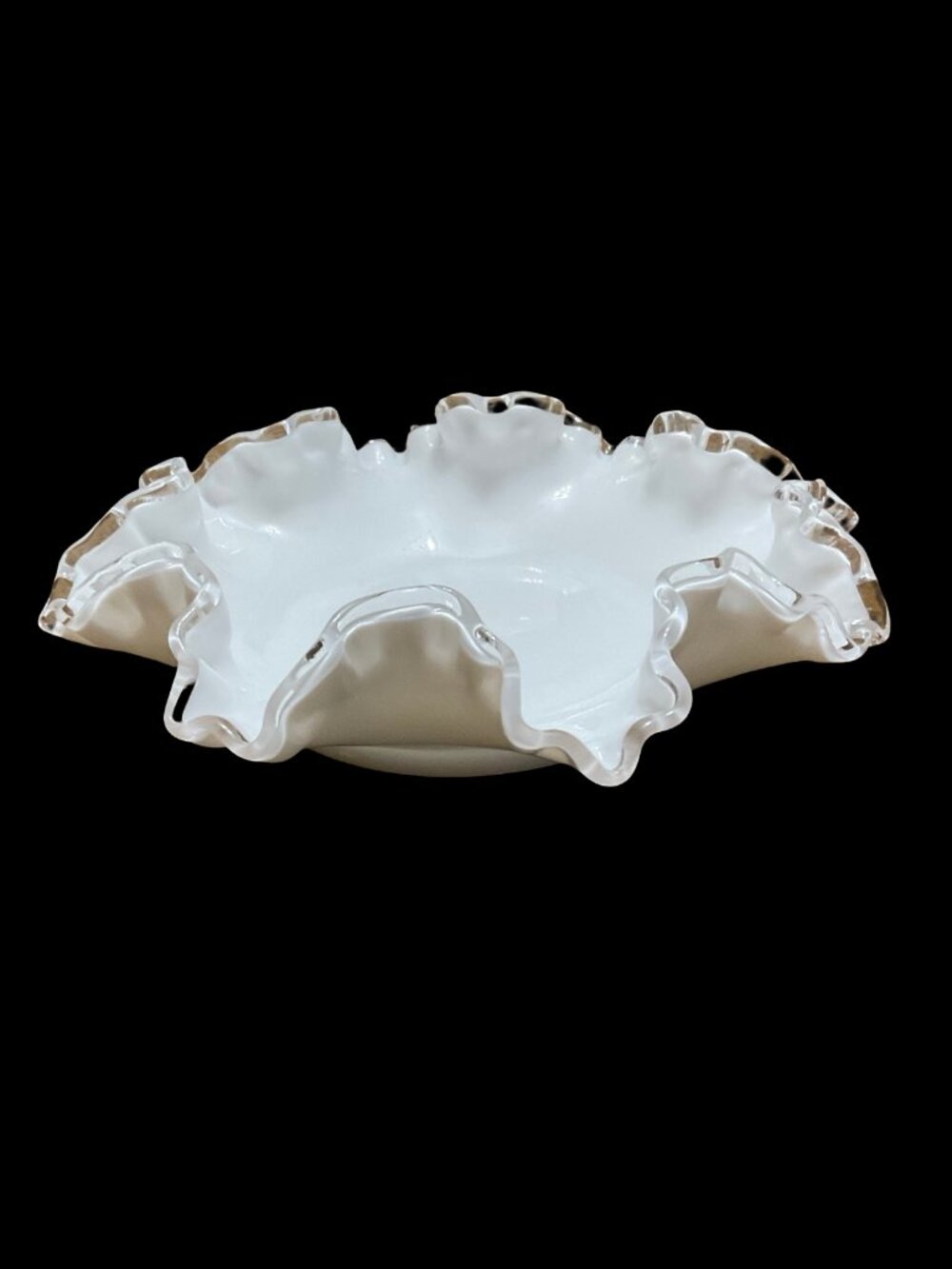 Vintage Milk Glass Candy Dish